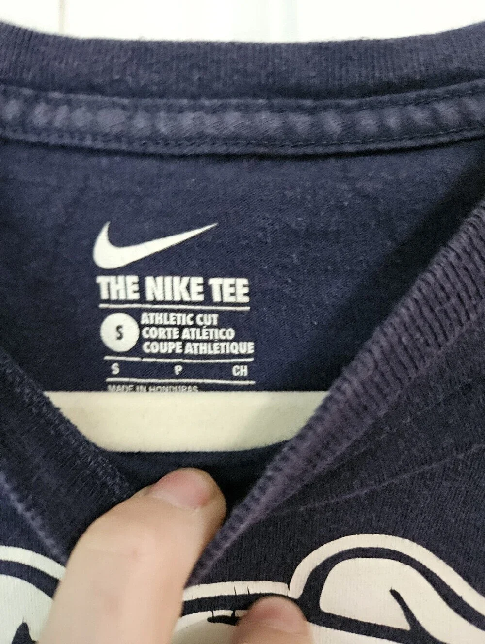 Nike Navy Short-Sleeve Bulldog Graphic Tee Gonzaga